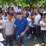 Manifestación de funcionarios públicos en Pérez Zeledón