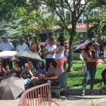 Manifestación de funcionarios públicos en Pérez Zeledón