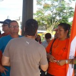 Manifestación de funcionarios públicos en Pérez Zeledón