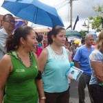 Manifestación de funcionarios públicos en Pérez Zeledón