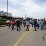 Manifestación de productores de granos en Pérez Zeledón