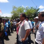 Manifestación de productores de granos en Pérez Zeledón