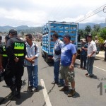 Manifestación de productores de granos en Pérez Zeledón