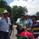 Manifestación de productores de granos en Pérez Zeledón