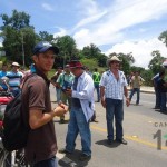 Manifestación de productores de granos en Pérez Zeledón