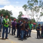 Manifestación de productores de granos en Pérez Zeledón