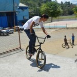 Bmx en el Polideportivo de Pérez Zeledón.