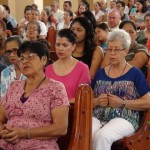 Peregrinación con la replica de la Virgen de los Ángeles