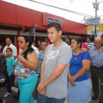 Peregrinación con la replica de la Virgen de los Ángeles