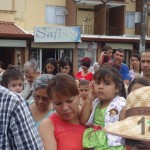 Peregrinación con la replica de la Virgen de los Ángeles