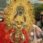 Peregrinación con la replica de la Virgen de los Ángeles