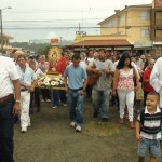 Peregrinación con la replica de la Virgen de los Ángeles