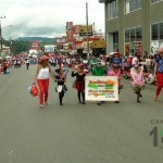 Desfile del 15 de Setiembre 2014 en San Isidro de El General