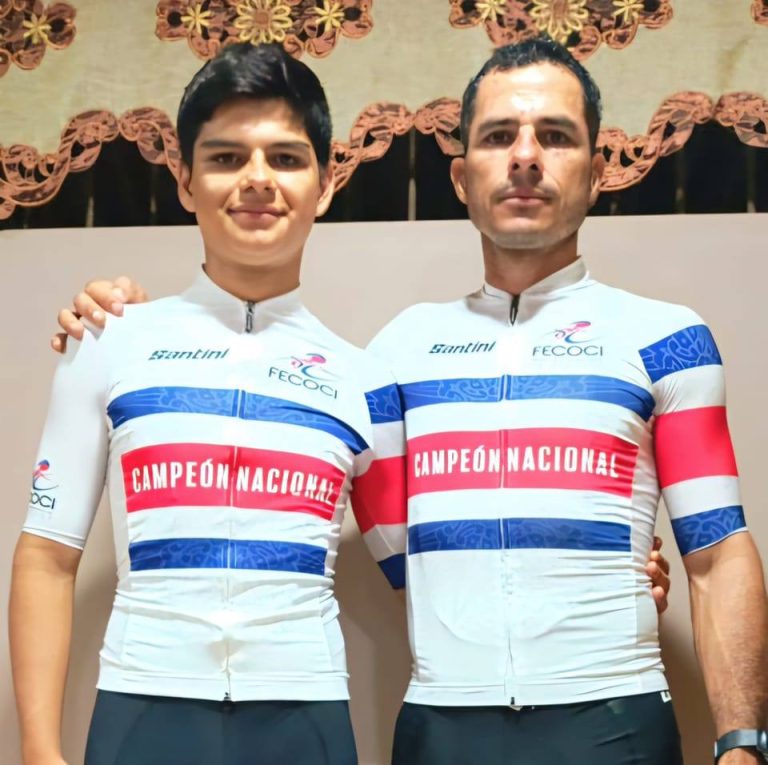 Padre e hijo comparten la pasión por el ciclismo y son campeones nacionales